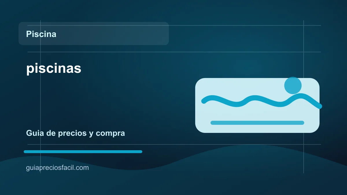 Categoria de precios y mantenimiento de piscinas