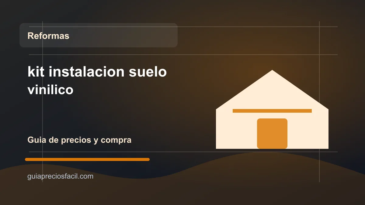 Kit instalacion suelo vinilico