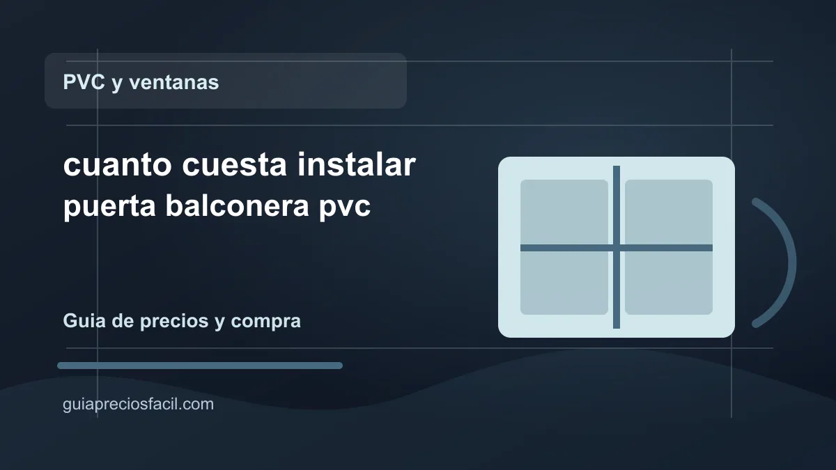 Imagen del articulo cuanto cuesta instalar puerta balconera pvc en Guia Precios Facil