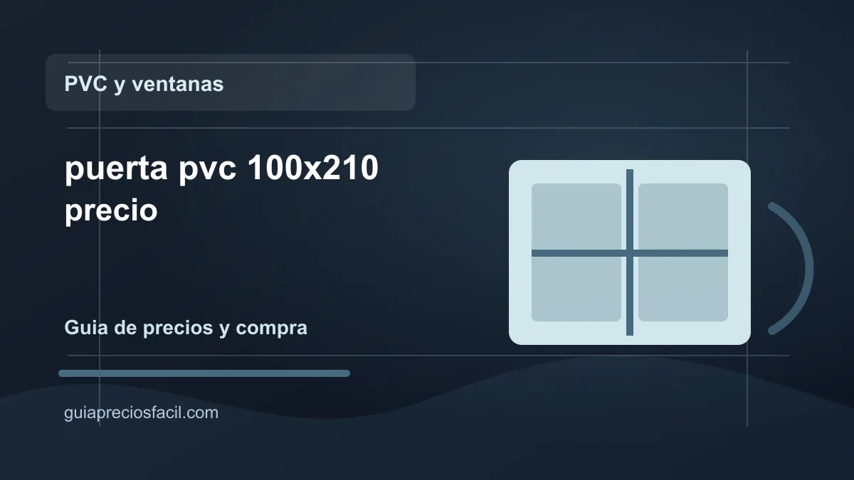 Imagen del articulo puerta pvc 100x210 precio en Guia Precios Facil