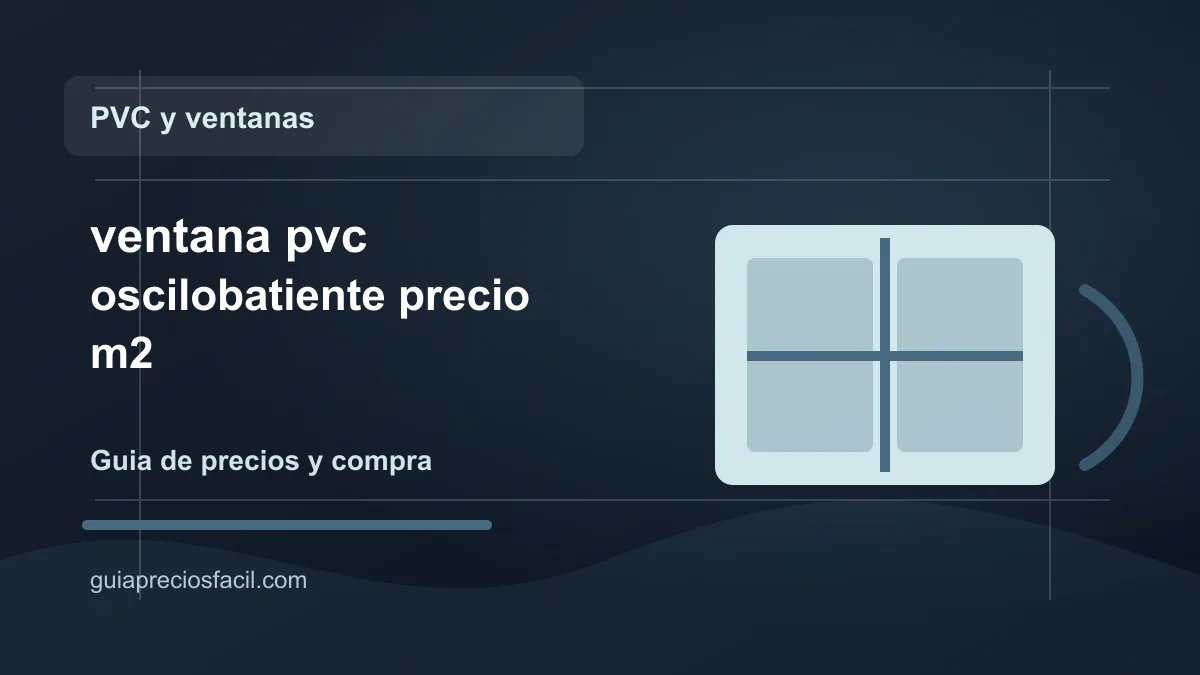 Imagen del articulo ventana pvc oscilobatiente precio m2 en Guia Precios Facil