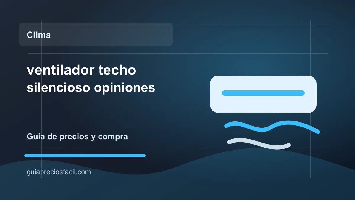 Imagen del articulo ventilador techo silencioso opiniones en Guia Precios Facil